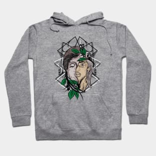 roman face vector design cool Hoodie